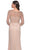 La Femme 31011SC - Beaded Illusion Quarter Sleeve Evening Gown Evening Dresses 20 / Champagne