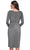 La Femme 31015 - Long Sleeve Ruched Dress Cocktail Dresses