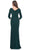 La Femme 31020 - Wrap Evening Dress with Chic Style Evening Dresses 10 / Navy