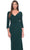 La Femme 31020 - Wrap Evening Dress with Chic Style Evening Dresses 10 / Navy