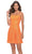 La Femme 31077 - Straight Neckline A-Line Cocktail Dress Cocktail Dresses