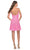 La Femme 31077 - Straight Neckline A-Line Cocktail Dress Cocktail Dresses