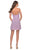 La Femme 31077 - Straight Neckline A-Line Cocktail Dress Cocktail Dresses