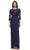 La Femme 31093 - Lace Detail Evening Dress Evening Dresses 2 / Navy