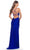 La Femme 31123SC - V-Neck Rhinestone Prom Dress Prom Dresses 4 / Emerald