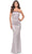 La Femme 31189SC - Strapless Jersey Prom Dress Evening Dresses 00 / Silver