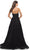 La Femme 31205SC - Sheer Strapless Prom Dress Evening Dresses 10 / Black