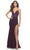 La Femme 31256SC - Crisscross Back Beaded Evening Dress Pageant Dresses 4 / Dark Emerald