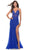 La Femme 31256SC - Crisscross Back Beaded Evening Dress Pageant Dresses 4 / Dark Emerald