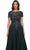 La Femme 31267SC - Short Sleeve Foliage Evening Dress Evening Dresses