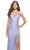 La Femme 31326SC - Long Prom Dress with Fringed Slit Prom Dresses