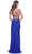 La Femme 31326SC - Long Prom Dress with Fringed Slit Prom Dresses