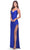 La Femme 31326SC - Long Prom Dress with Fringed Slit Prom Dresses