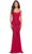 La Femme 31330SC - Spaghetti Strap Prom Dress Prom Dresses 00 / Red