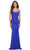 La Femme 31330SC - Spaghetti Strap Prom Dress Prom Dresses 00 / Royal Blue