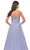 La Femme 31433SC - Stone Accent A-Line Prom Dress Prom Dresses 10 / Light Periwinkle