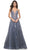 La Femme 31472 - Beaded Appliqued Plunging Prom Gown Evening Dresses