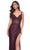 La Femme 31657 - Sequin Ornate V-Neck Prom Gown Evening Dresses