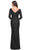 La Femme 31681 - Sequin Embellished V-Neck Evening Dress Mother of the Bride Dresses