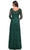 La Femme 31690SC - Embellished Quarter Sleeve Formal Dress Evening Dresses 12 / Emerald