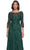 La Femme 31690SC - Embellished Quarter Sleeve Formal Dress Evening Dresses 12 / Emerald