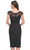 La Femme 31839 - Leaf Knee-Length Formal Dress Holiday Dresses