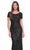 La Femme 31852SC - Patterned Sequin Scoop Formal Dress Mother of the Bride Dresses