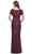 La Femme 31852SC - Patterned Sequin Scoop Formal Dress Mother of the Bride Dresses