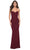 La Femme 31899 - Strapless Net Prom Dress Prom Dresses 00 / Dark Berry