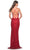 La Femme 31929 - Beaded Net Tie-Open Back Prom Dress Evening Dresses