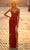 La Femme 31933 - Print Sequin Prom Dress Evening Dresses