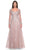 La Femme 31937 - Illusion Sleeve Evening Dress Mother of the Bride Dresses 4 / Dusty Mauve