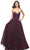 La Femme 31954 - Appliqued Strapless A-Line Prom Dress Prom Dresses