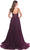 La Femme 31970SC - Illusion Midriff V-Neck Prom Dress Prom Dresses 6 / Black