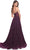 La Femme 31970SC - Illusion Midriff V-Neck Prom Dress Prom Dresses 6 / Black