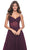 La Femme 31970SC - Illusion Midriff V-Neck Prom Dress Prom Dresses 6 / Black