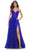 La Femme 31986 - Sequined Sleeveless V-Neck Prom Dress Evening Dresses