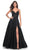 La Femme 31986 - Sequined Sleeveless V-Neck Prom Dress Evening Dresses