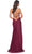 La Femme 31988 - V-Neck Ruched Jersey Prom Dress Evening Dresses