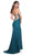 La Femme 31988 - V-Neck Ruched Jersey Prom Dress Evening Dresses