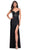 La Femme 31988 - V-Neck Ruched Jersey Prom Dress Evening Dresses