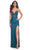 La Femme 31988 - V-Neck Ruched Jersey Prom Dress Evening Dresses