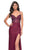 La Femme 31988 - V-Neck Ruched Jersey Prom Dress Evening Dresses