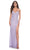 La Femme 31993 - Floral Lace Prom Dress Evening Dresses 00 / Lavender