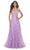 La Femme 31996 - Floral Festooned Prom Dress Evening Dresses