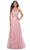 La Femme 31996 - Floral Festooned Prom Dress Evening Dresses