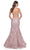 La Femme 32004 - Deep V-Neck Embroidered Prom Gown Prom Dresses