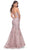 La Femme 32004 - Deep V-Neck Embroidered Prom Gown Prom Dresses