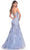 La Femme 32004 - Deep V-Neck Embroidered Prom Gown Prom Dresses