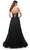 La Femme 32005 - Ruched Illusion Strapless Prom Gown Special Occasion Dress